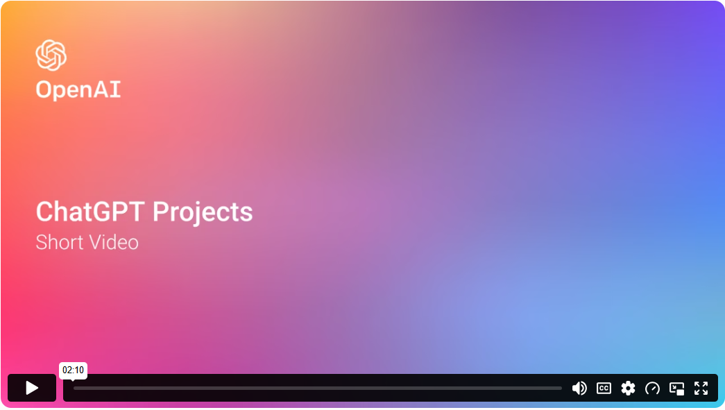 ChatGPT Projects